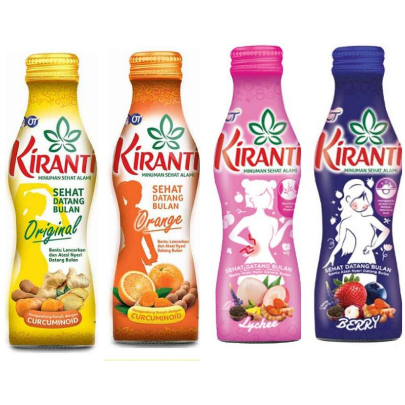 Jual Kiranti sehat datang bulan original / jeruk / leci / berry 150 ml ...