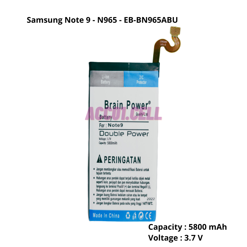 Jual Baterai Suport Sam Note 9 - N965 - EB-BN965ABU Battery Batre ...