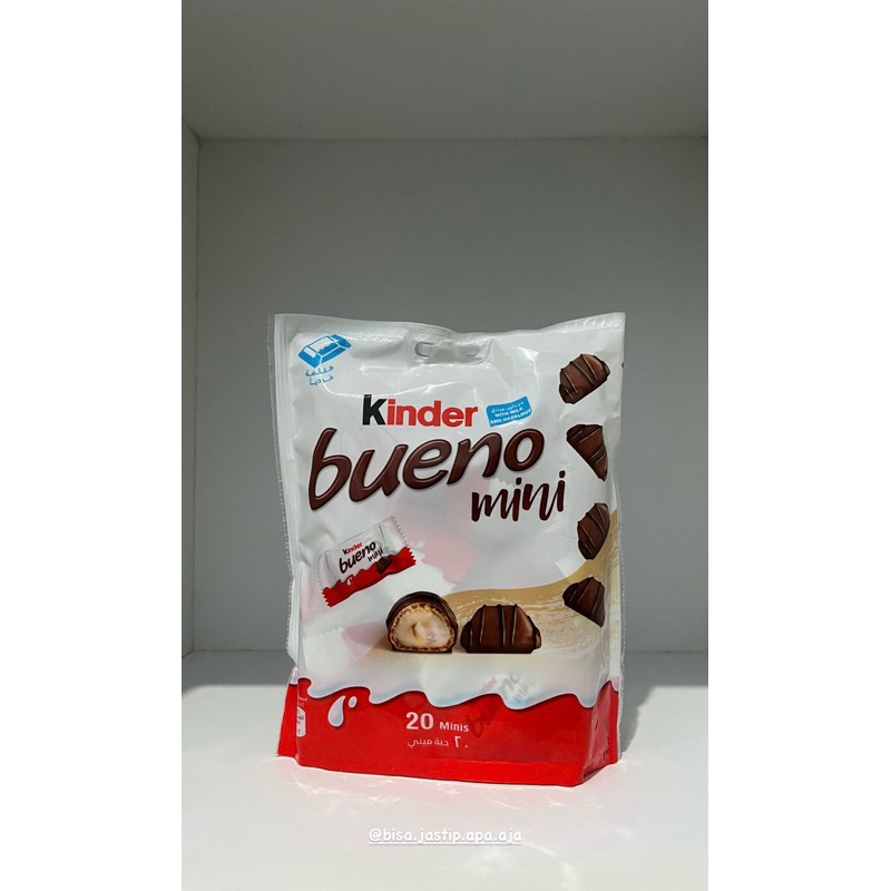 Jual COKLAT VIRAL KINDER BUENO isi 20 import from Dubai + BONUS