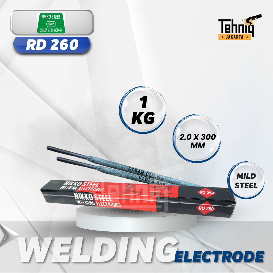 Jual Kawat Elektrode Nikko Steel RD260 2.0 MM 1KG / Nikko Steel Kawat ...