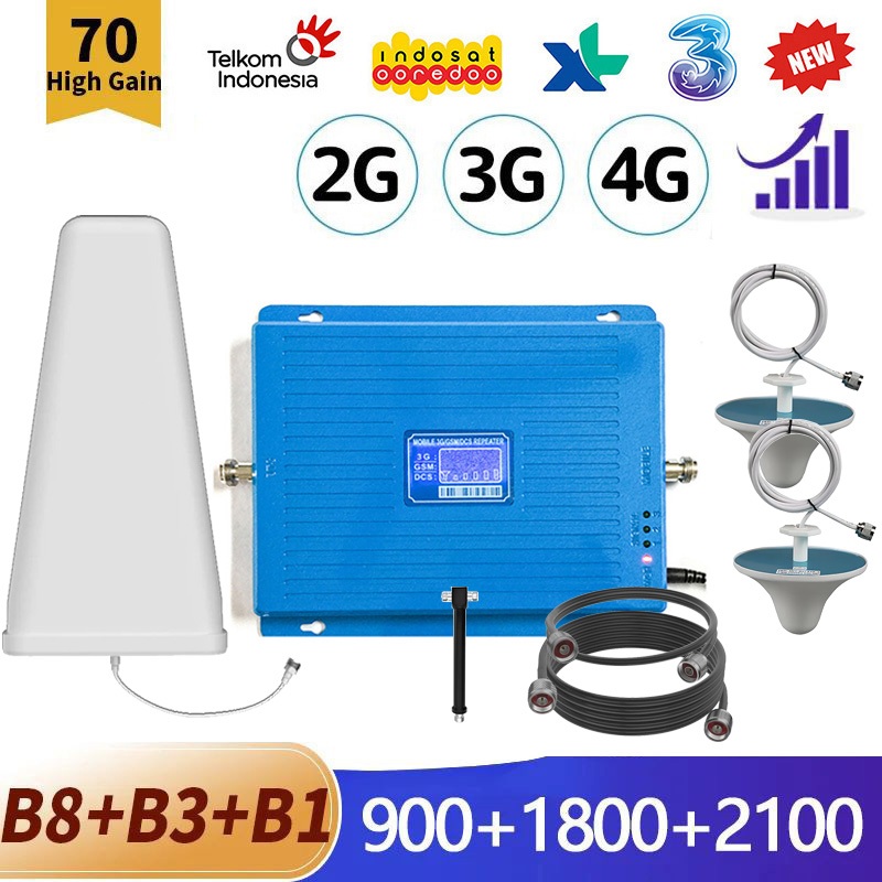 Jual Digunakan untuk dua ruangan Penguat Sinyal Seluler 2G 3G 4G Tri ...
