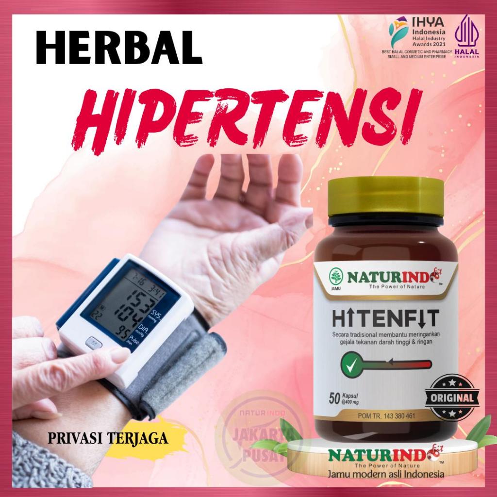 Jual Naturindo Obat Herbal Hipertensi Hypertensi Hitenfit Penurun ...