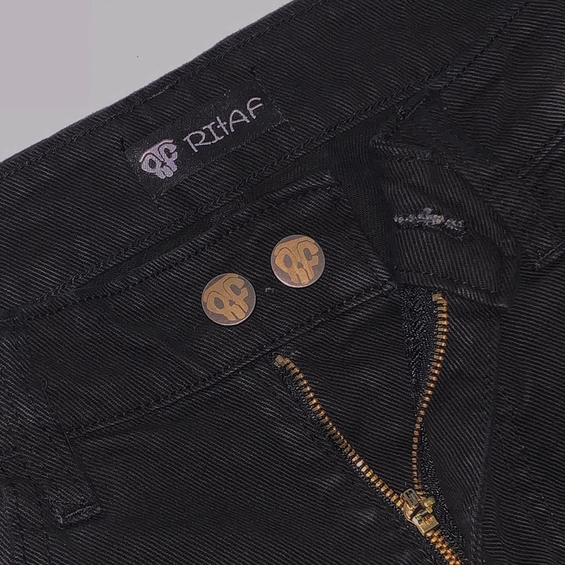 Jual RITAF - BAGGY PANTS BLACK | UNISEX | Shopee Indonesia