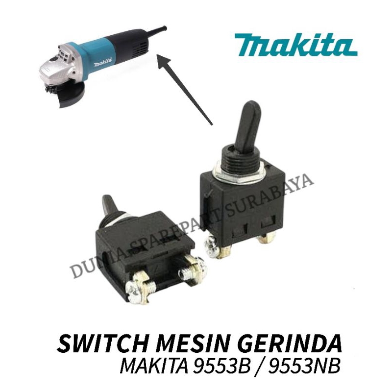 Jual Sparepart Makita 9553B Switch Saklar Gerinda Makita 9553 B ...