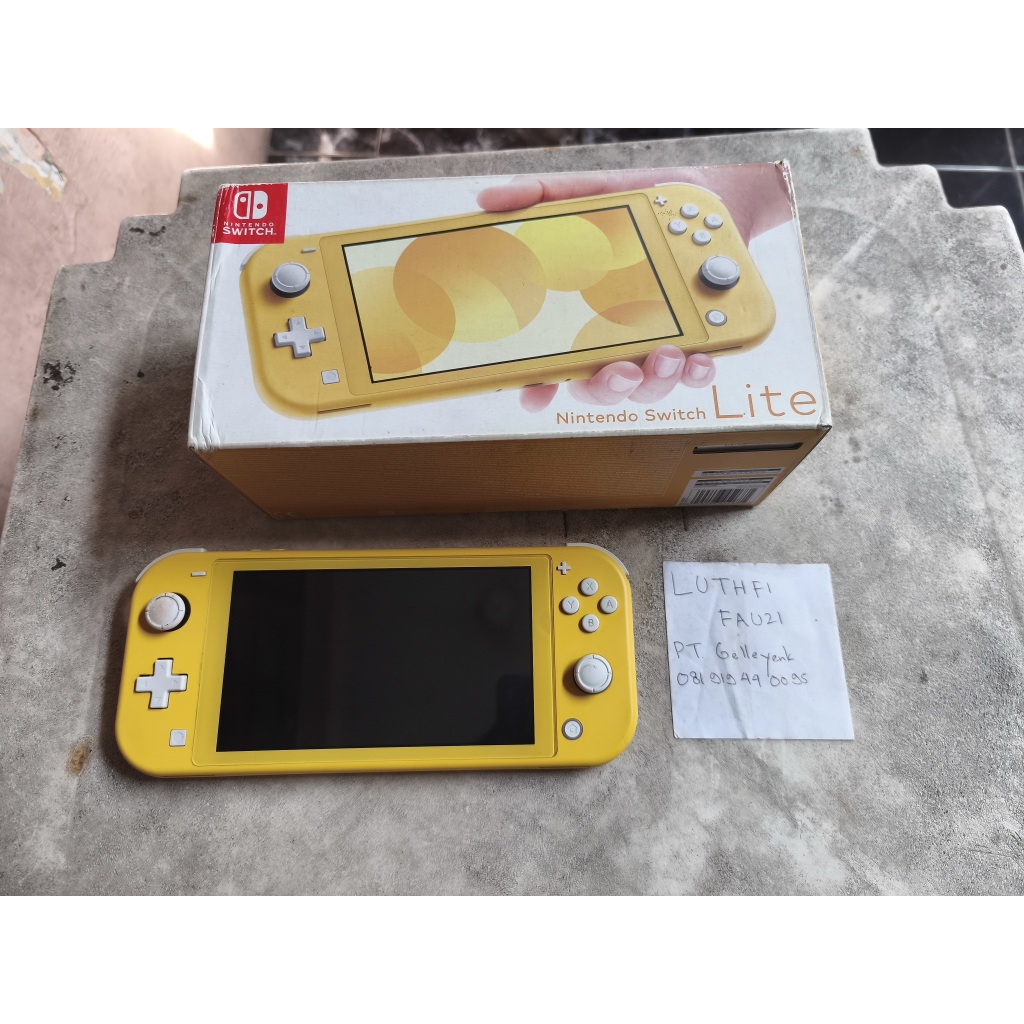 Jual Nintendo Switch Lite CFW Atmos 128GB Yellow 01 | Shopee Indonesia