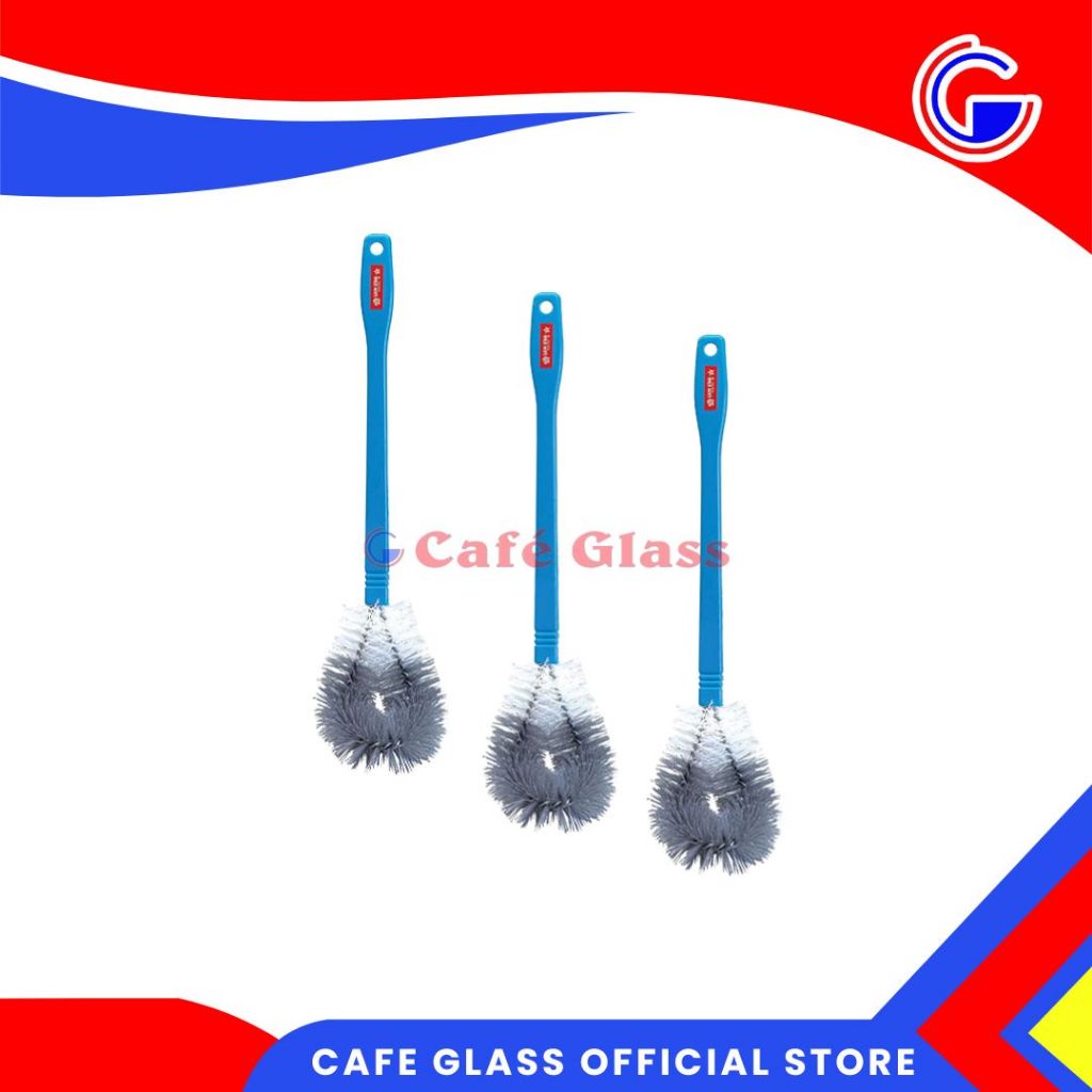 Sikat Toilet Plastik Gagang Panjang - Sikat Wc Bulat Lion Star (Bo-41) / Alat Kamar Mandi Cleaning