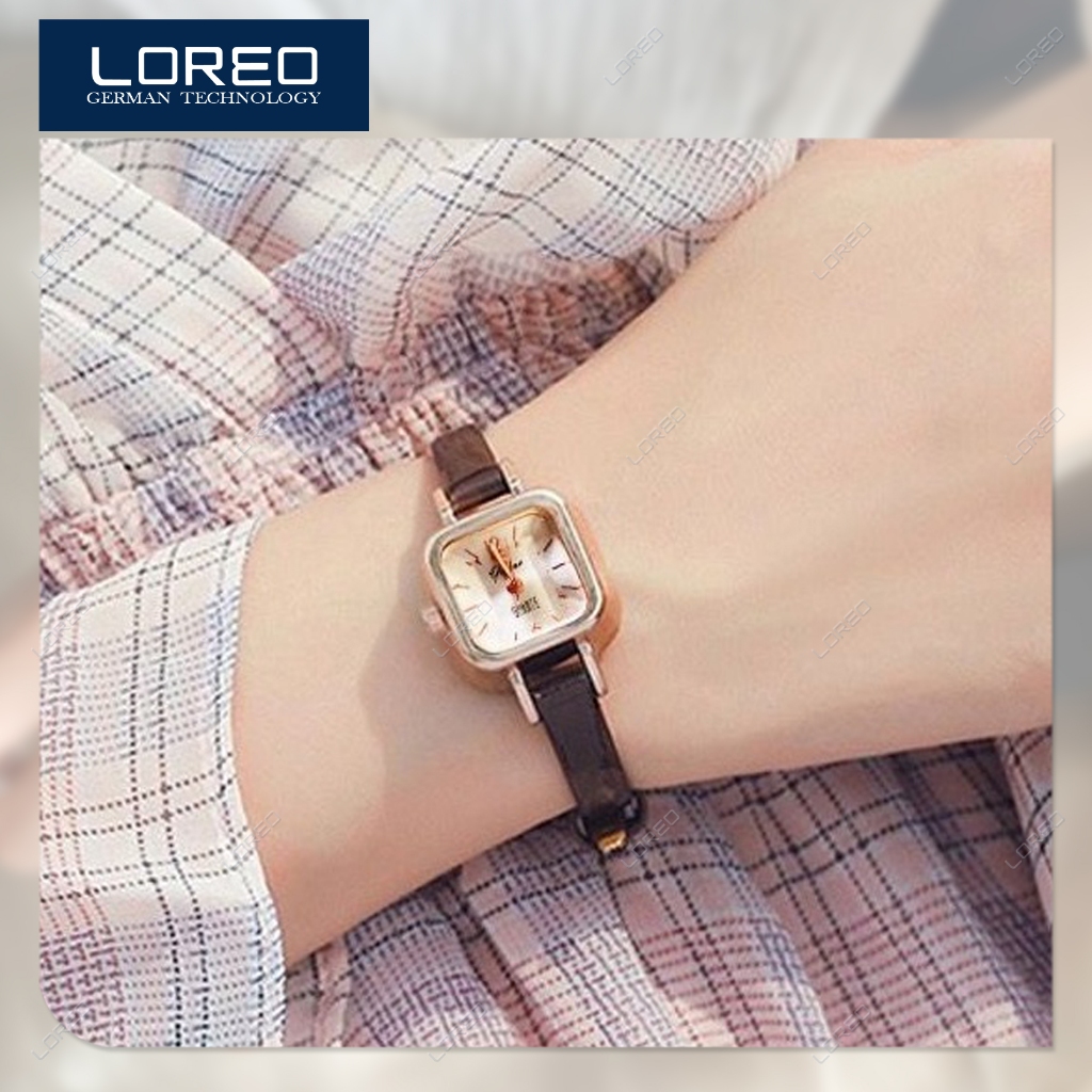 Jual Loreo - Jam Tangan Wanita Kecil Casual / Jam Tangan Analog Strap ...
