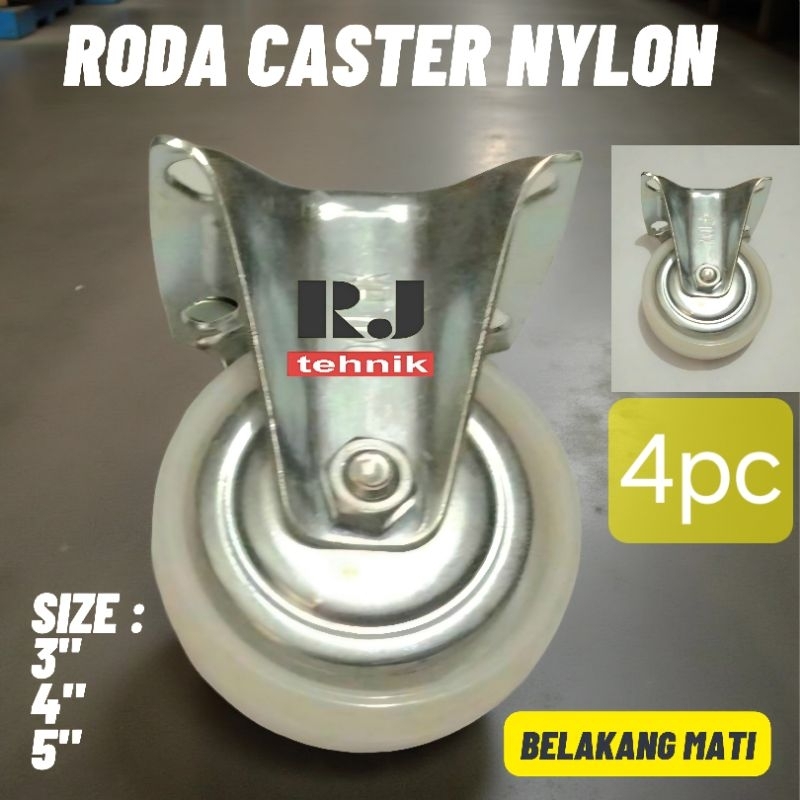 Jual Roda Caster Nylon Wheel Troli Kursi Meja Rak Etalase Model ...