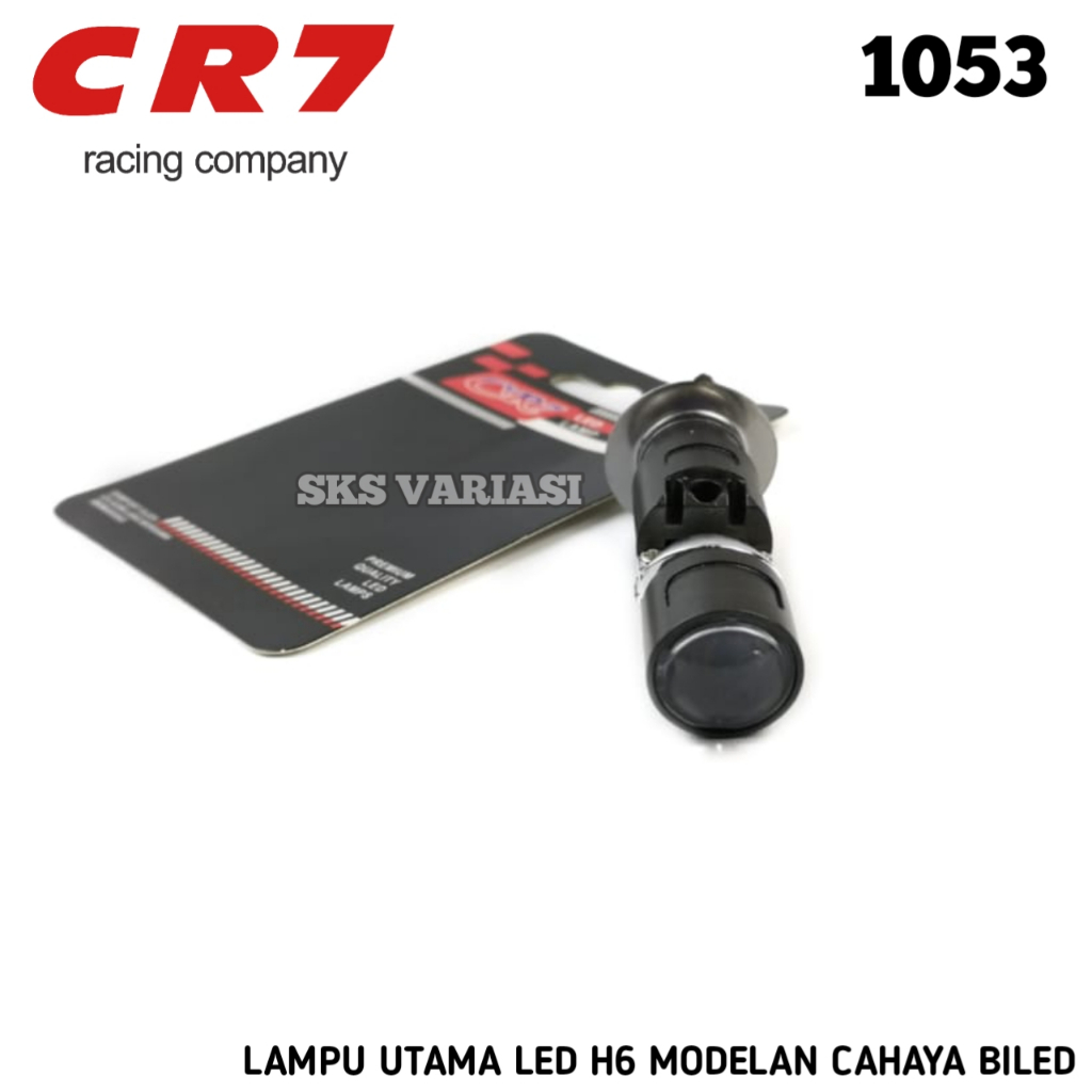 Jual Lampu Utama LED H6 Model Biled CR7 Socket H6 Jauh Dekat Putih AC ...