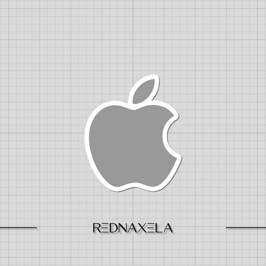 Jual Stiker Vinyl Apple Logo Stiker Koper Outdoor Waterproof Sticker ...