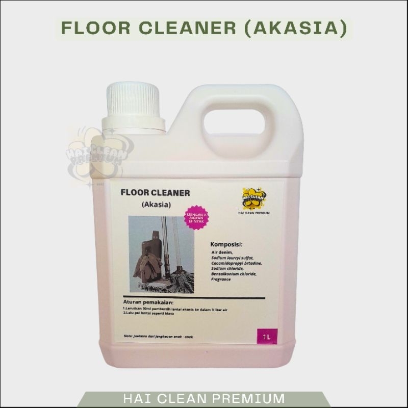 Jual Floor Cleaner Hai Clean Premium / Pembersih lantai (Akasia) 1 L ...
