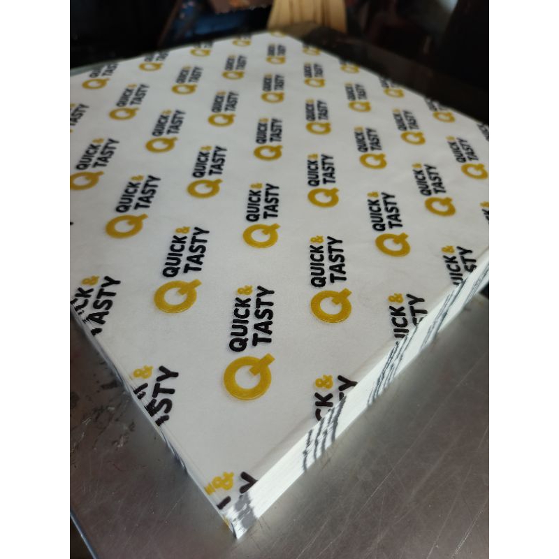 Jual CUSTOM Kertas Roti | Kertas Roti Foodgread | Wrapping Paper ...