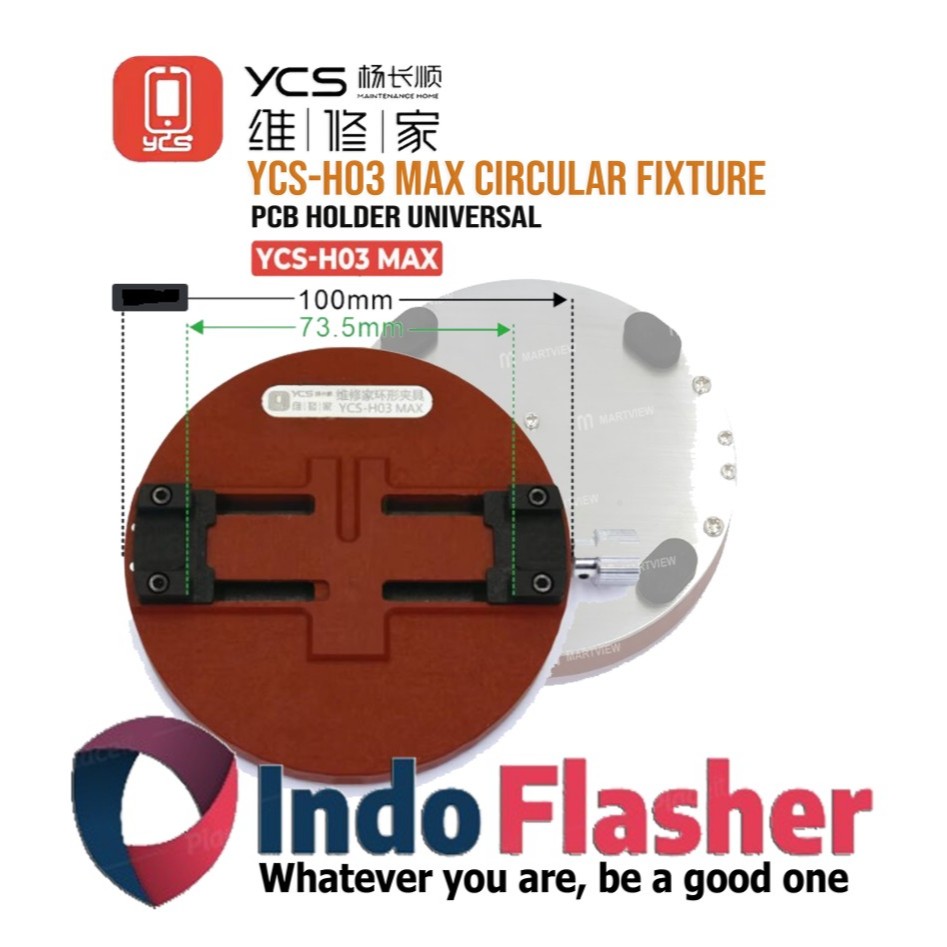 Jual YCS-H03 MAX Circular Fixture PCB Holder Universal PCB Motherboard ...