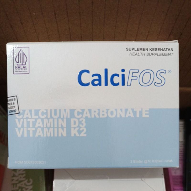 Jual Calcifos blister isi 30 kapsul | Shopee Indonesia