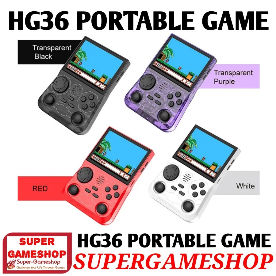 Jual Retro Game Console HG36 Portable Handheld Game Console Controller ...