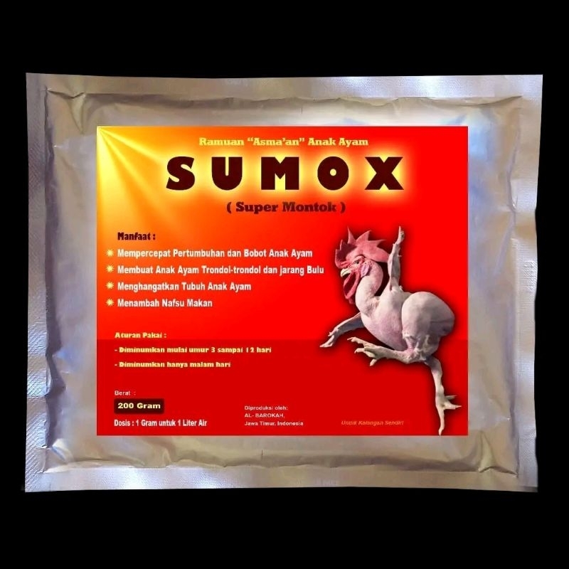 Jual SUMOX | Super Montox | Vitamin Ayam Broiler- Ayam gendut dan ...
