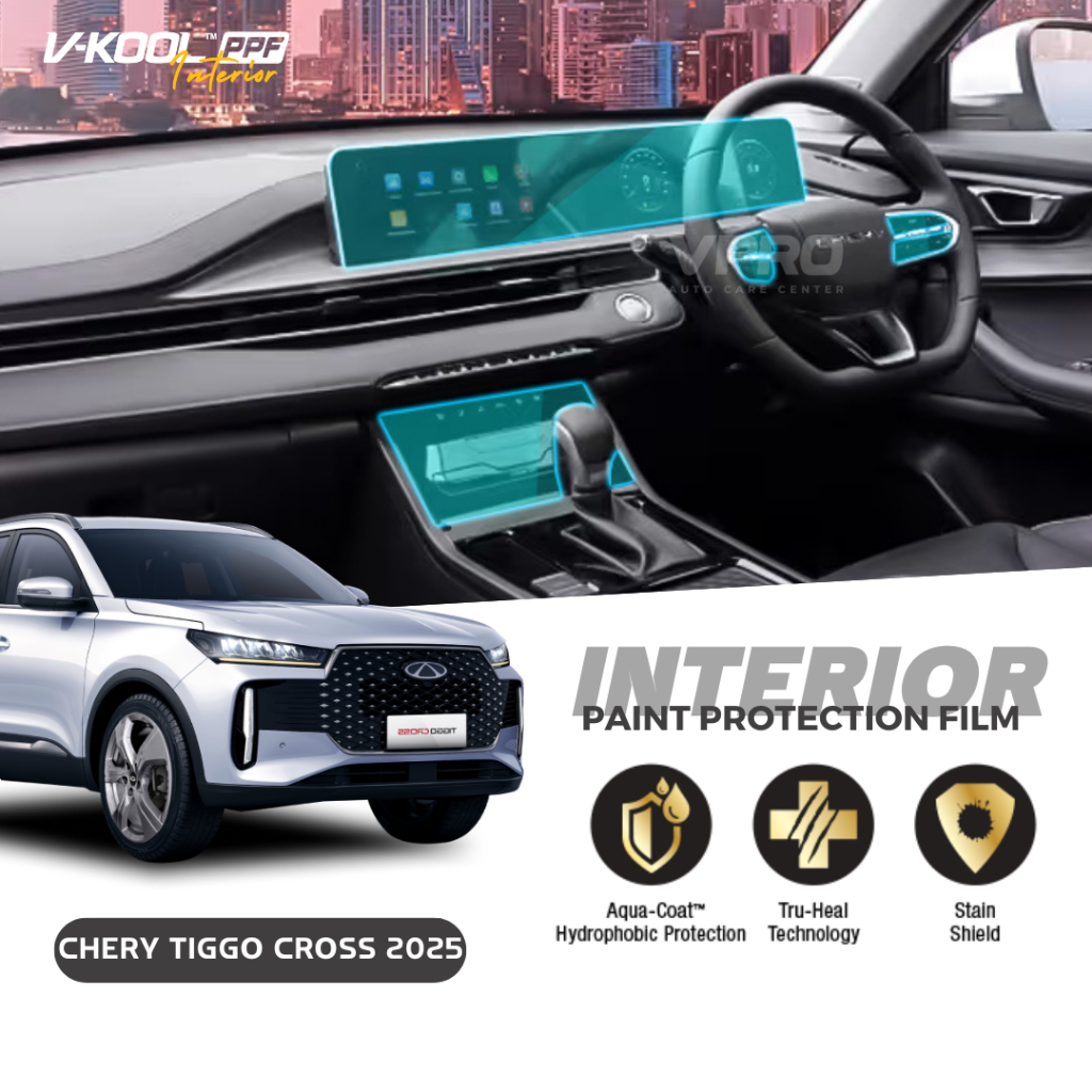 Jual VKOOL PPF Interior Protector Chery Tiggo Cross 2025 - PANEL / Anti ...