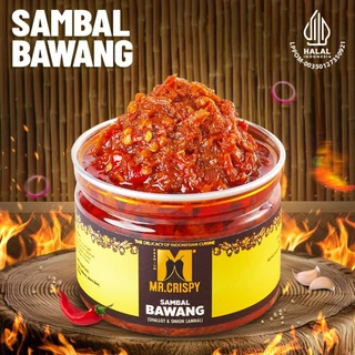 Sambal Bawang/Terasi/Jontor/Hijau/Rica - Sambal Bawang Mr.Crispy Sambal Pedas Viral Teman Makan Nasi