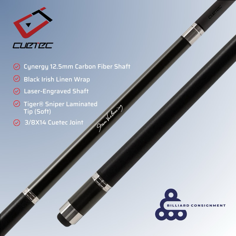 Jual [NEW] Cuetec SVB White Gen Lasered Shaft - Cuetec SVB Black ...