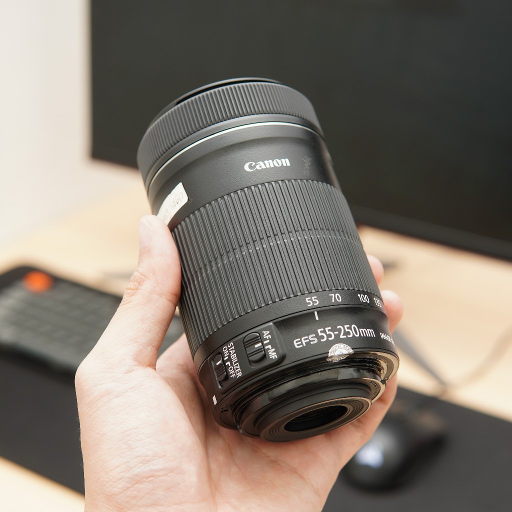 Jual Lensa Tele Canon 55-250mm IS I II III STM | Shopee Indonesia