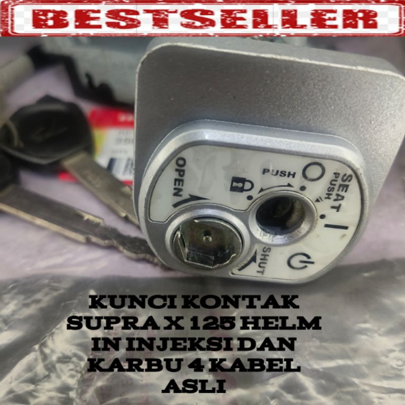 Jual 35010-K41-N21 KUNCI KONTAK SET KEY SET SUPRA X 125 HELM IN INJEKSI ...