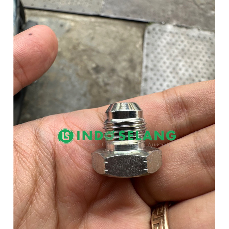 Jual PLUG DOP PENUTUP HYDRAULIC HIDROLIK JIC MALE 3000 PSI - 1/4” 3/8 ...