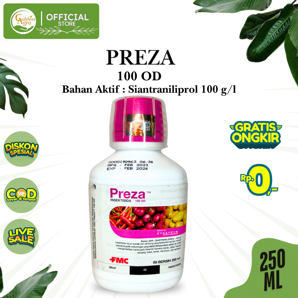 Jual INSEKTISIDA PREZA 100 OD 250ML ML | Shopee Indonesia