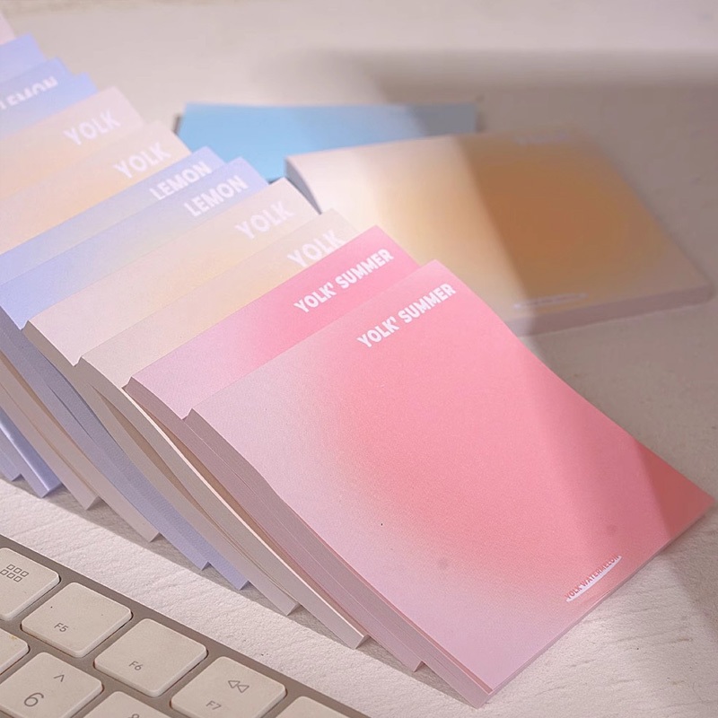 Jual Sticky Notes 50 Lembar Gradasi Lucu Polos Memo Tempel Gradasi ...