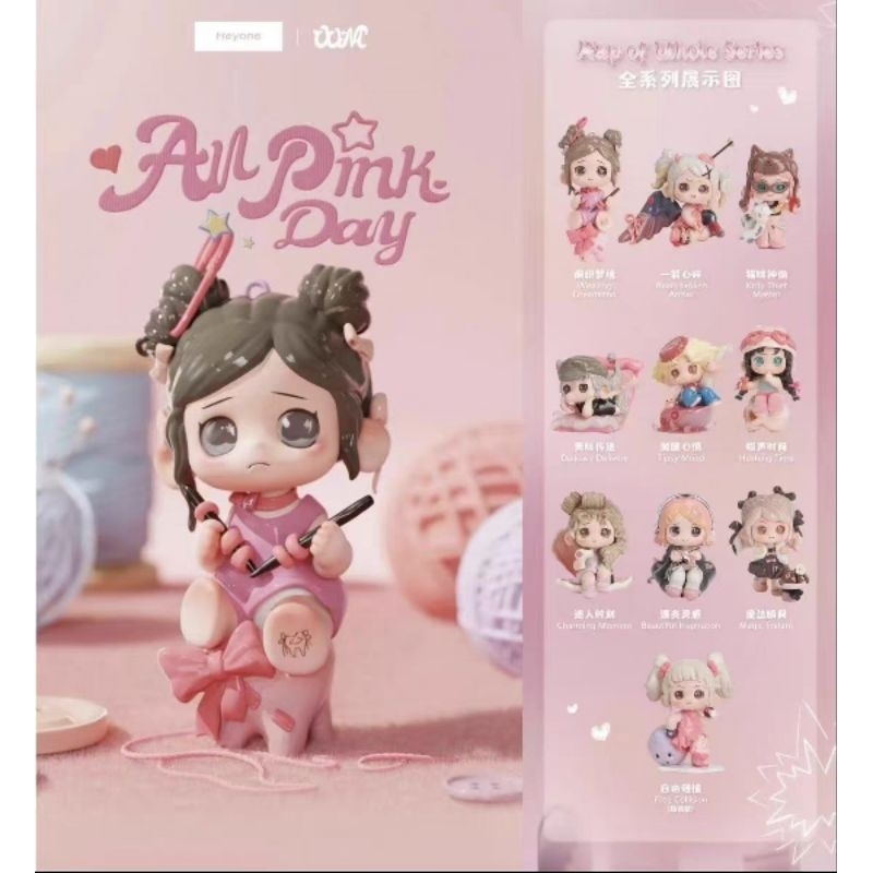 Jual preorder Hey one ALL PINK DAY blindbox original | Shopee Indonesia