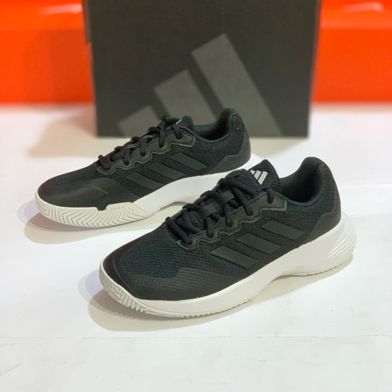 Jual SEPATU TENIS ADIDAS GAMECOURT 2 BLACK WHITE ORIGINAL (ID1494 ...