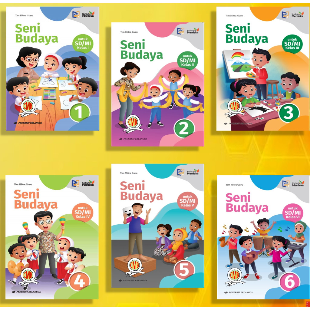 Jual PENERBIT ERLANGGA SENI BUDAYA KELAS 1, 2, 3, 4, 5 , 6 KURIKULUM ...