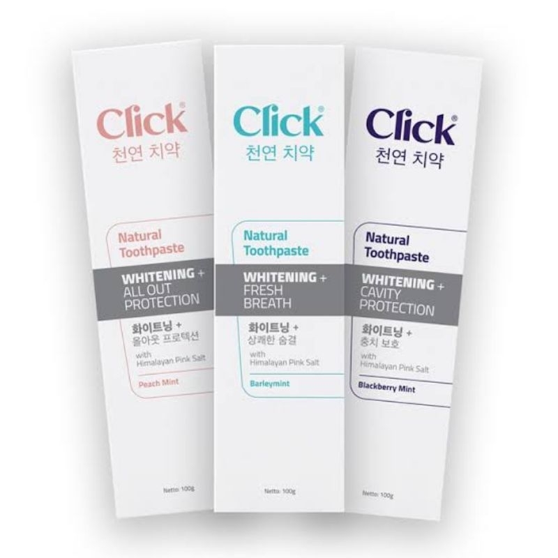 Jual Click Natural toothpaste | Shopee Indonesia
