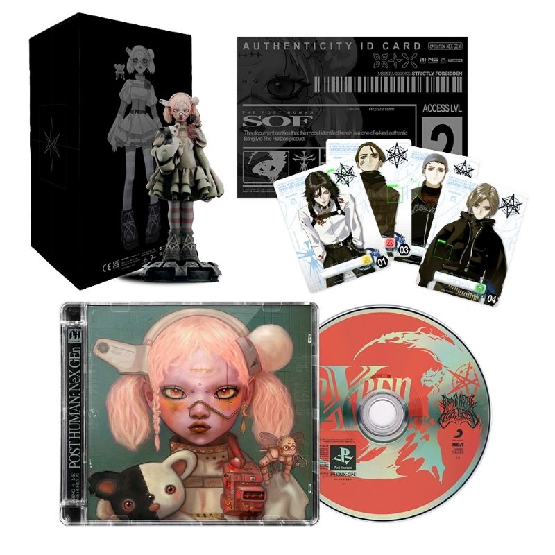 Bring me the horizon NeX GEn フィギュア　CDセット Jual Limited Edition Bring Me The Horizon NeX GEn Statue Bundle