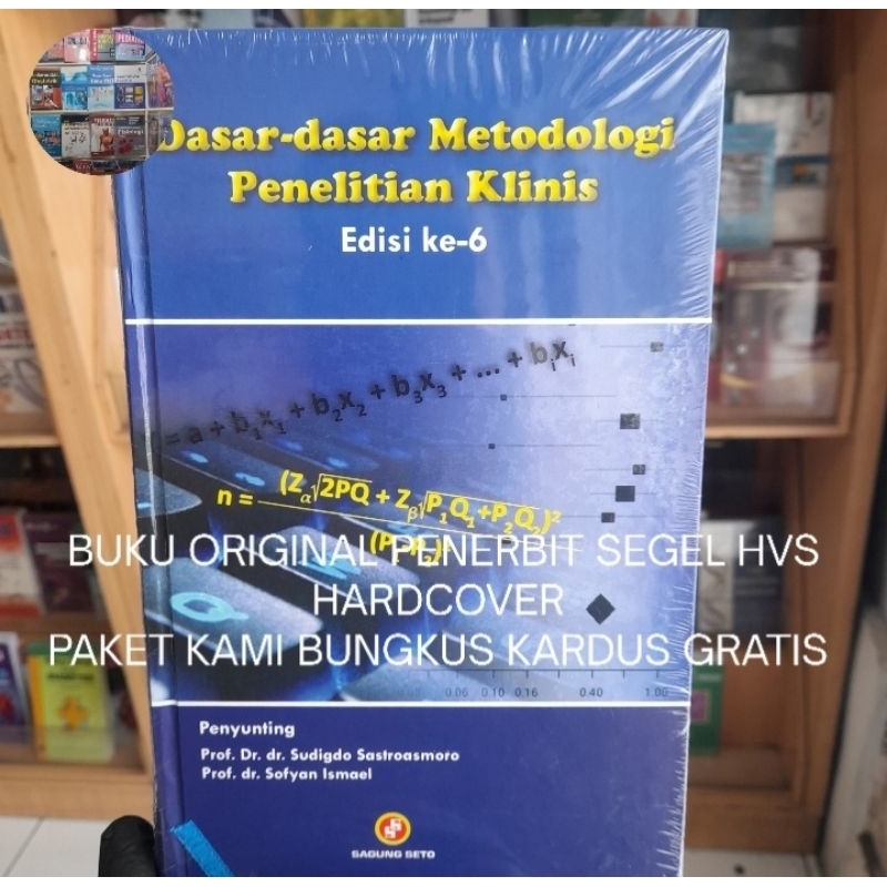 Jual Buku Original HVS Hardcover Dasar-Dasar Metodologi Penelitian ...