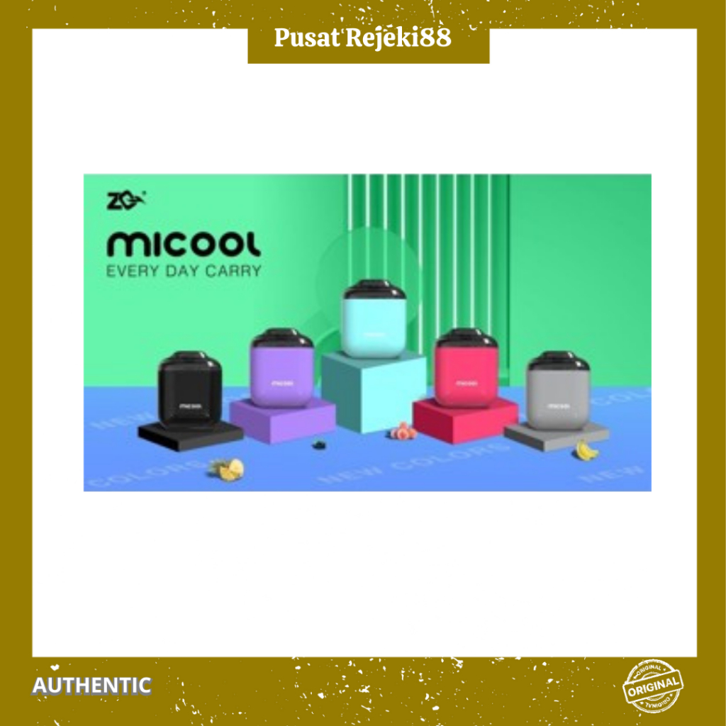 Jual Micool Pod Kit 500Mah By Zq Micool 100% Original Device Pod Kit ...