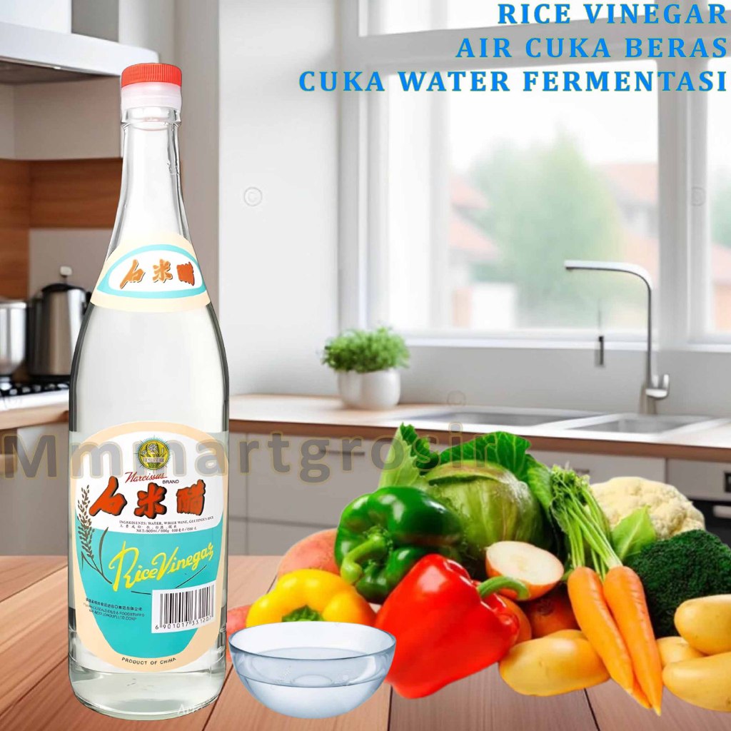 Jual Cuka Rice Vinegar / Air Cuka Beras / Cuka Water Fermentasi / 600ml ...