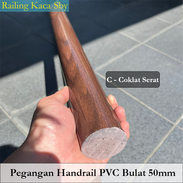 Jual HANDRAIL PVC BULAT 50MM (2