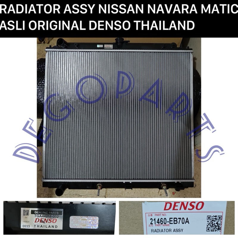 Jual RADIATOR ASSY NISSAN NAVARA MATIC ASLI ORIGINAL DENSO THAILAND ...