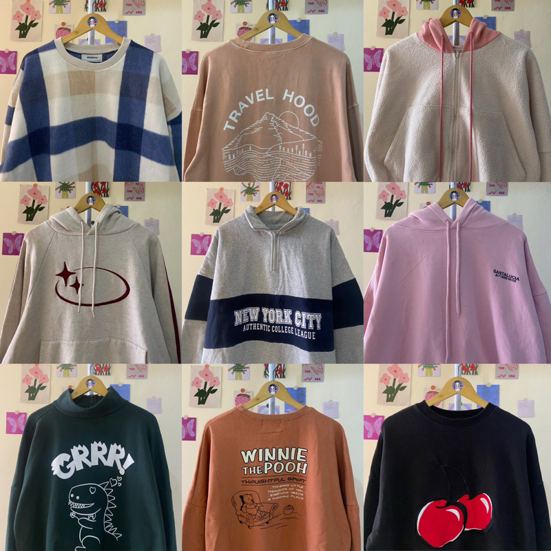 Jual (HELSTER) CREWNECK HOODIE UNISEX ! OVERSIZED LENGAN BALON | Shopee ...