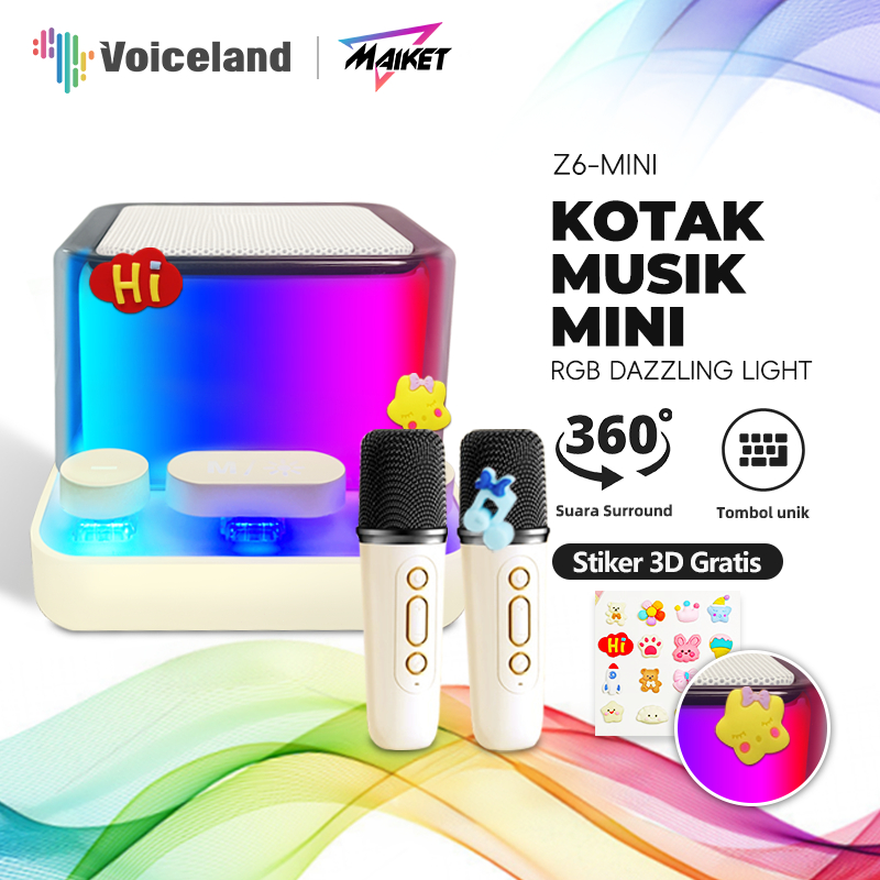 Jual 【PRO MAX BASS】Speaker Bluetooth Karaoke 2 Mic Super Bass Wireless ...