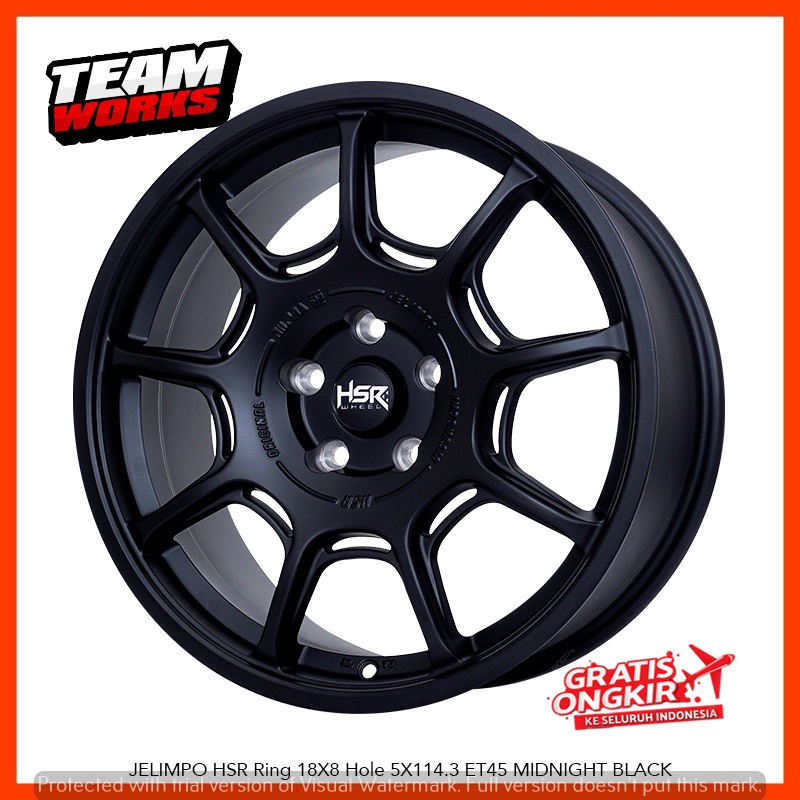 Jual VELG RALLY MOBIL CRV INNOVA XPANDER BYD ATTO RING 18 HSR JELIMPO ...