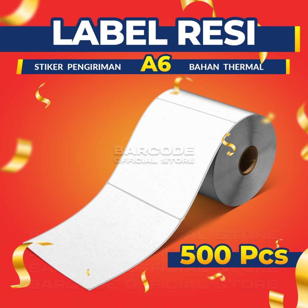 Jual Kertas Label Thermal A6 Printer Barcode 100x150mm / 100 x 150 ...