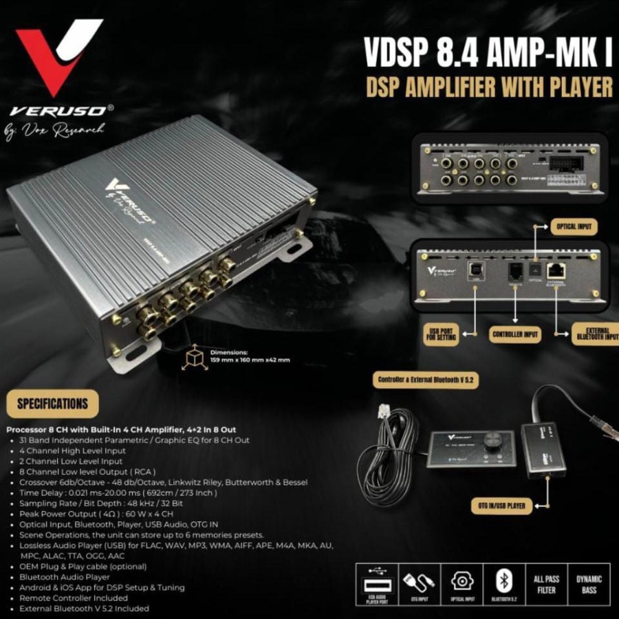 Jual DSP VERUSO Processor VDSP 8.4 AMP-MKl Processor Veruso 8.4 8 ...