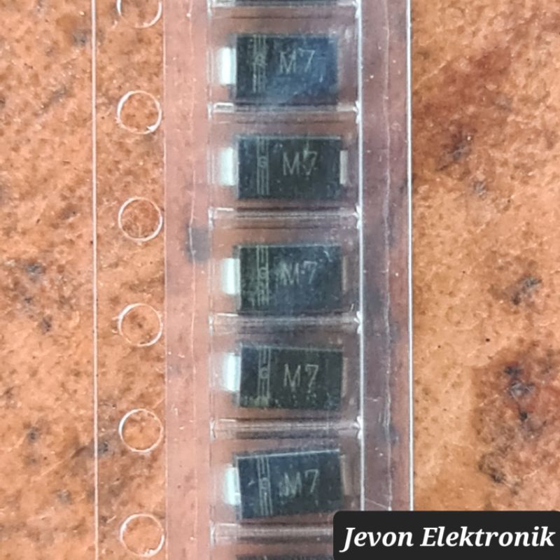 Jual Diode SMD M7 In 1n 4007 1 A Ampere Single 1kV SMT Dioda M 7 1n4007 ...