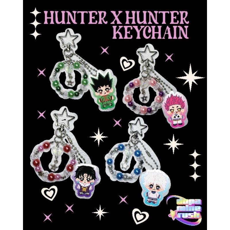 Jual HUNTER X HUNTER KEYCHAIN BEADS ANIME MANGA GON KILLUA KURAPIKA ...