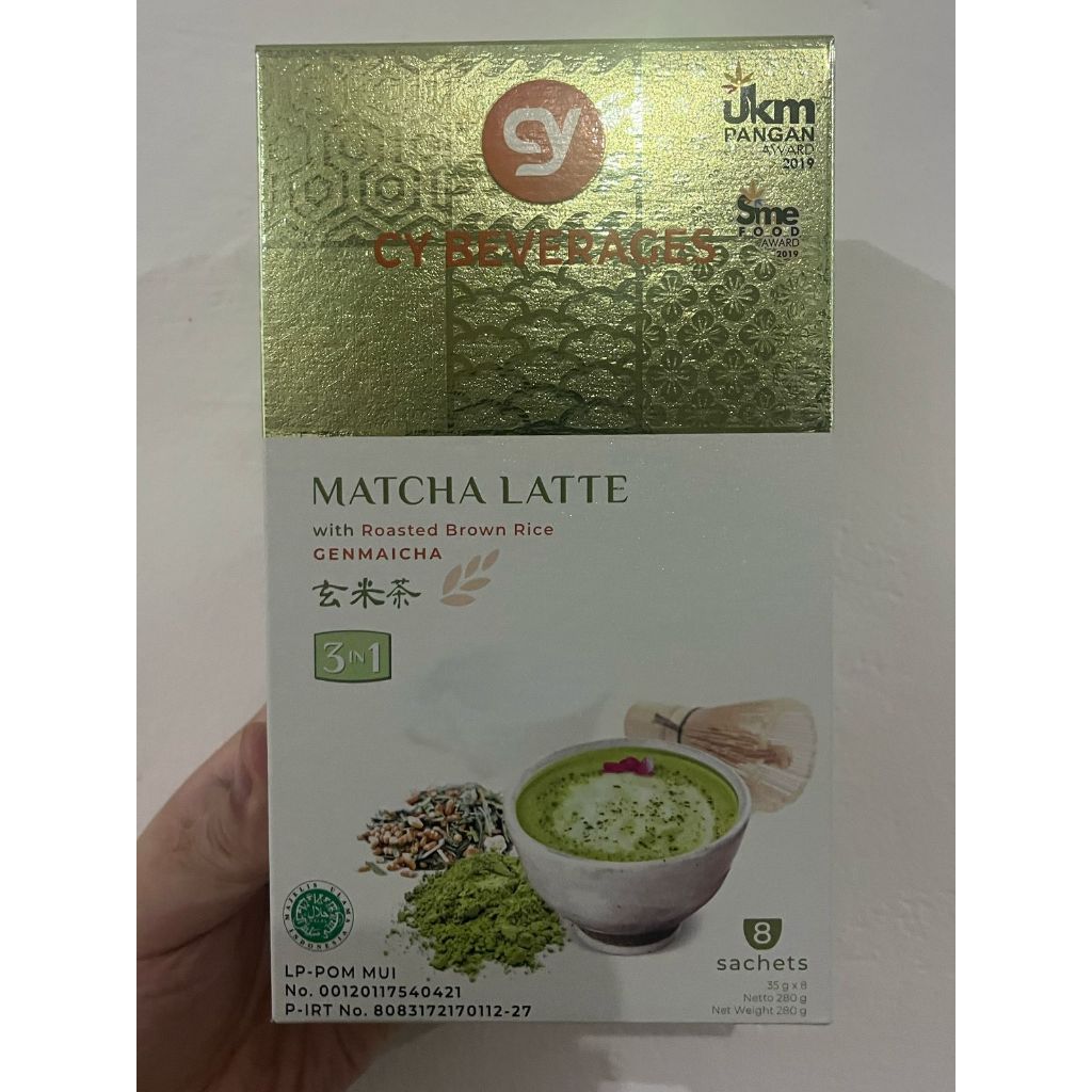 Jual CY Beverages Matcha latte with roasted brown rice / CY Matcha ...