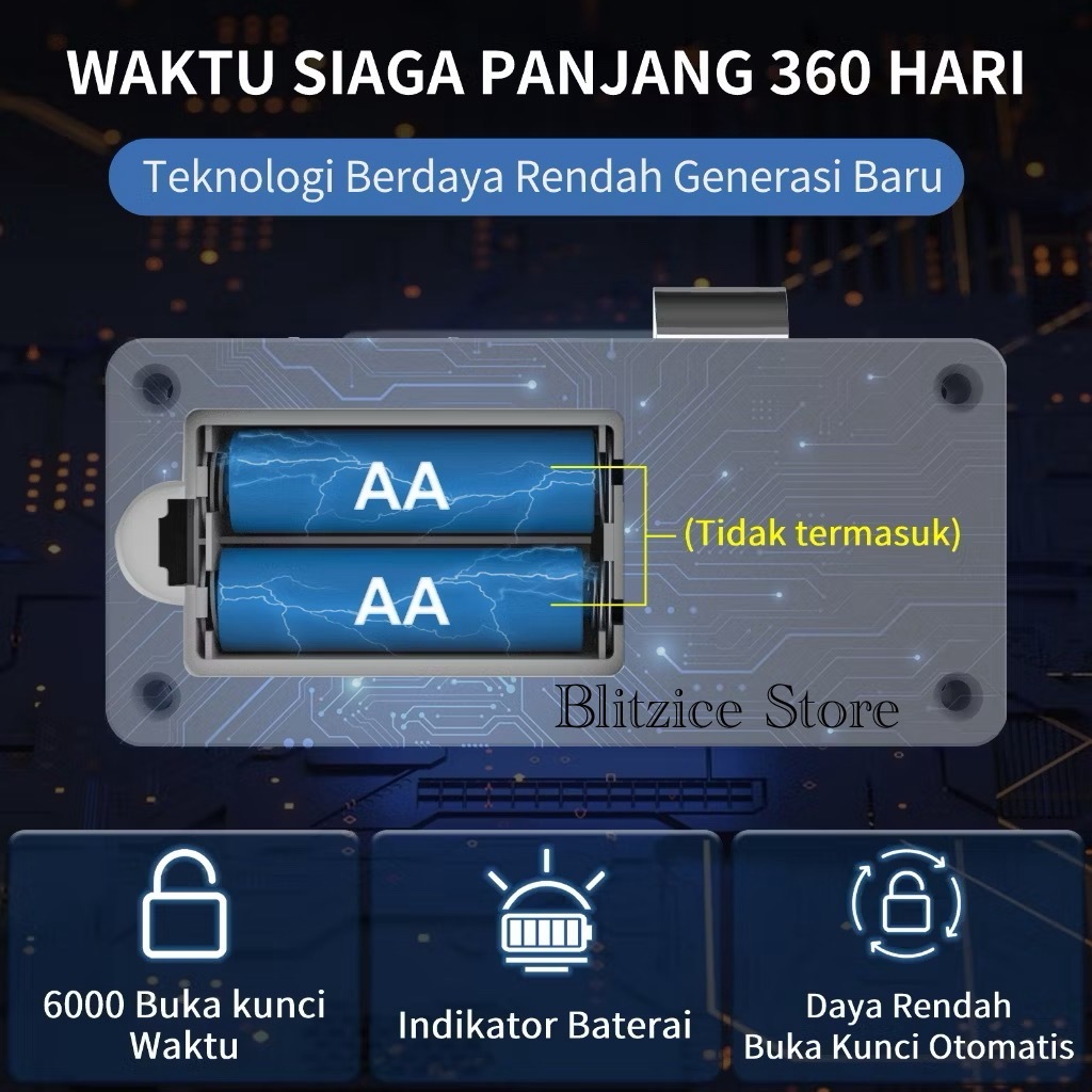 Jual Smart Cabinet Drawer Lock Bluetooth App Card RFID NFC Iwatch ...