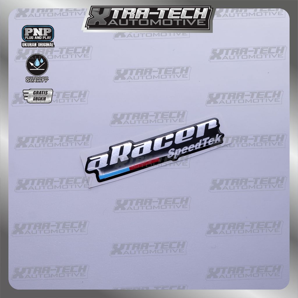 Jual emblem aracer / sticker logo aracer / emblem timbul aracer ...