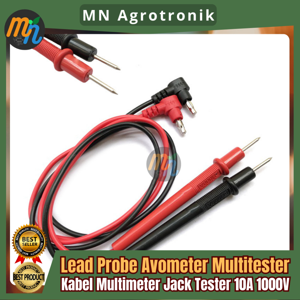 Jual Lead Probe Avometer Multitester Kabel Multimeter Jack Tester 10A ...