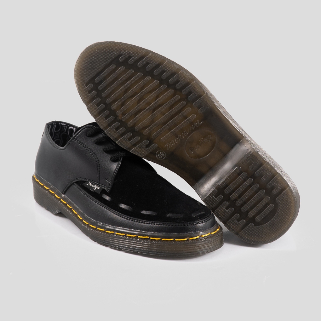 Jual Prodigo * Sepatu Pria Nirwana Hitam | Sepatu Low Boots | Sepatu ...